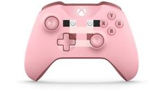 Геймпад Беспроводной MICROSOFT MINECRAFT PIG, для Xbox One, розовый [wl3-00053]