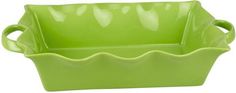Форма для выпечки Frybest PROV-45P прямоуг. 45х26х8,5см керамика зеленый