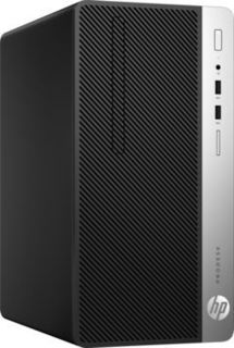 Компьютер HP ProDesk 400 G4, Intel Core i3 6100, DDR4 4Гб, 1000Гб, Intel HD Graphics 630, DVD-RW, Windows 10 Home, черный [2ze67es]