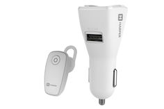 Гарнитура bluetooth HARPER HBT-1723, моно, белый [h00001364]