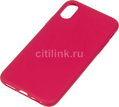 Чехол (клип-кейс) DEPPA Anycase, для Apple iPhone X, красный [140050]