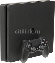 Игровая консоль SONY PlayStation 4 Slim с 1ТБ памяти, игрой Gran Turismo Sport, CUH-2108B, черный