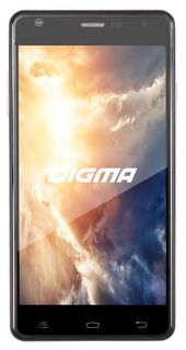 Смартфон DIGMA S501 3G + Navitel VOX, графит