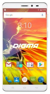 Смартфон DIGMA S505 3G + Navitel Vox, белый