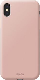 Чехол (клип-кейс) DEPPA Air Case, для Apple iPhone X, розовое золото [83323]