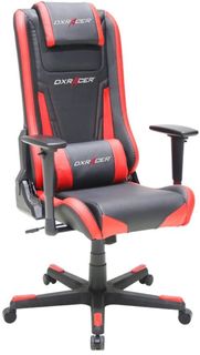 Кресло игровое DXRACER Elite GC-E01-NR-A2, на колесиках, эко.кожа [oh/ea01/nr]