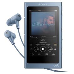 MP3 плеер SONY NW-A45HN flash 16Гб синий [nwa45hnl.ee]