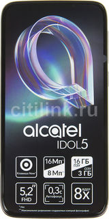 Смартфон ALCATEL Idol 5 6058D, серебристый