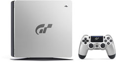 Игровая консоль SONY PlayStation 4 Slim с 1 ТБ памяти, игрой Gran Turismo Sport Day One Edition, CUH-2008B Limited Edition, черный/белый