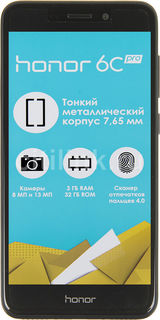 Смартфон HUAWEI Honor 6C Pro черный