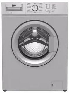 Стиральная машина BEKO WRE 55P1 BSS, фронтальная загрузка, серебристый