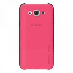 Чехол (клип-кейс) SAMSUNG araree, для Samsung Galaxy J7 neo, красный [gp-j700kdcpbad]