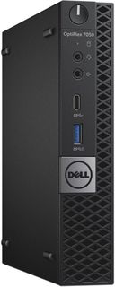 Компьютер DELL Optiplex 7050, Intel Core i7 7700T, DDR4 8Гб, 500Гб, Intel HD Graphics 630, Windows 10 Professional, черный [7050-8350]