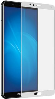 Защитное стекло для экрана DF hwColor-24 для Huawei Honor 7X, 1 шт, белый [df hwcolor-24 (white)]