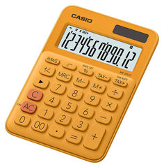 Калькулятор CASIO MS-20UC-RG-S-EC, 12-разрядный, оранжевый
