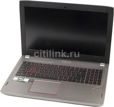 Ноутбук ASUS ROG GL502VS-FY433T, 15.6&quot;, Intel Core i7 7700HQ 2.8ГГц, 8Гб, 1000Гб, 128Гб SSD, nVidia GeForce GTX 1070 - 8192 Мб, Windows 10, 90NB0DD6-M06140, серебристый