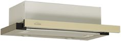 Вытяжка встраиваемая Elikor Интегра Glass 60Н-400-В2Д нержавеющая сталь/стекло бежевое управление: к [кв ii м-400-60-249]