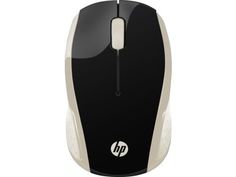 Мышь HP 200 Silk оптическая беспроводная USB, золотистый [2hu83aa]