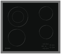 Варочная панель INDESIT RI 261 X, Hi-Light, независимая, черный