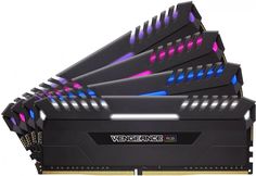 Модуль памяти CORSAIR Vengeance RGB CMR64GX4M4C3000C16 DDR4 - 4x 16Гб 3000, DIMM, Ret