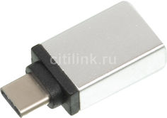 Адаптер REDLINE USB Type-C - USB 3.0, серебристый [ут000012622]