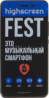 Смартфон HIGHSCREEN Fest, черный