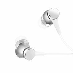 Наушники XIAOMI Mi In-Ear Basic, вкладыши, серебристый, проводные