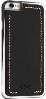 Чехол (клип-кейс) Cozistyle Leather Chrome, для Apple iPhone 6/6S, черный [clcc6010] Noname