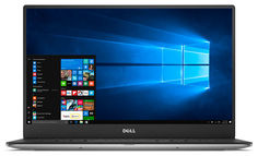 Ультрабук DELL XPS 13, 13.3&quot;, Intel Core i7 7Y75 1.2ГГц, 16Гб, 512Гб SSD, Intel HD Graphics 615, Windows 10 Professional, 9365-6232, серебристый