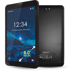 Планшет GINZZU GT-8105, 1GB, 8GB, 3G, Android 6.0 черный [00-00001048]