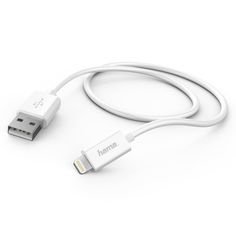 Кабель HAMA H-173863, USB - Lightning, 1м, белый [00173863]