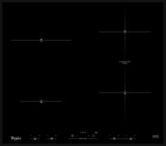 Индукционная варочная панель WHIRLPOOL ACM 932/BA, индукционная, независимая, черный