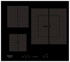 Варочная панель HOTPOINT-ARISTON KIS 630XLD B, индукционная, независимая, черный