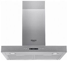 Вытяжка каминная Hotpoint-Ariston HHBS 6.7F LL X серебристый управление: кнопочное (1 мотор)