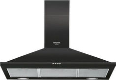 Вытяжка каминная Hotpoint-Ariston HHPN 9.7F AM AN черный управление: кнопочное (1 мотор)