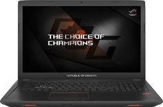 Ноутбук ASUS ROG GL753VE-GC161, 17.3&quot;, Intel Core i7 7700HQ 2.8ГГц, 16Гб, 1000Гб, 128Гб SSD, nVidia GeForce GTX 1050 Ti - 4096 Мб, Endless, 90NB0DN2-M02830, черный