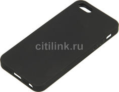 Чехол (клип-кейс) DEPPA Anycase, для Apple iPhone 5/5s/SE, черный [140019]