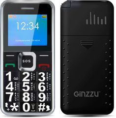 Мобильный телефон GINZZU MB505, черный