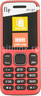 Мобильный телефон FLY FF181, красный