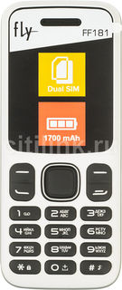 Мобильный телефон FLY FF181, белый