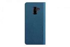 Чехол (флип-кейс) SAMSUNG Designed Mustang Diary, для Samsung Galaxy A8, синий [gp-a530kdcfaic]