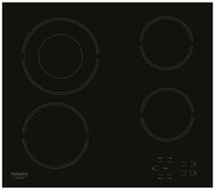 Варочная панель HOTPOINT-ARISTON HR 622 C, электрическая, независимая, черный