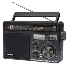 Радиоприемник HARPER HDRS-099, черный