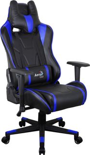 Кресло игровое AEROCOOL AC220 AIR-BB, ПВХ/полиуретан [516388]