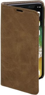 Чехол (флип-кейс) HAMA Guard Case 00181390, для Apple iPhone X, коричневый