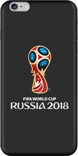 Чехол (клип-кейс) DEPPA FIFA Official Emblem, для Apple iPhone 6S Plus, черный [104186]