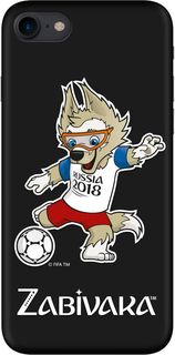 Чехол (клип-кейс) DEPPA FIFA_Zabivaka_2, для Apple iPhone 7/8, черный [103899]