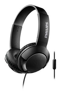 Гарнитура PHILIPS SHL3075BK, накладные, черный, проводные