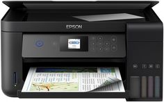 МФУ струйный EPSON L4160, A4, цветной, струйный, черный [c11cg23403]