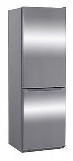 Холодильник NORD NRB 139 932, двухкамерный, нержавеющая сталь